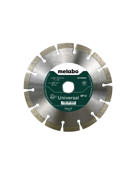 Disco de cortar de diamante - SP - U, 180x22,23 mm (624309000)