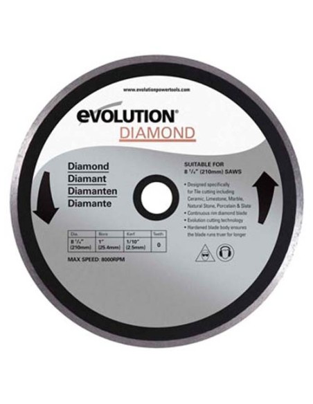 DISCO DIAMANTE 210mm Rage3 &039S&039 -RAGEBLADE210DIAMOND 210 mm