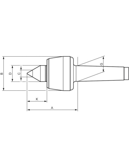 Punto giratorio HM tam.108 CM 4 RÖHM