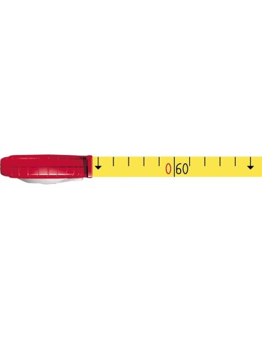 Cinta métrica de bastidorfibra de vidrio 50mx13mm inicio de medición B estándar BMI