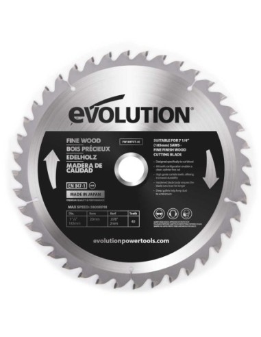 DISCO MADERA FINA FW210TCT-40 - 210mm 40T