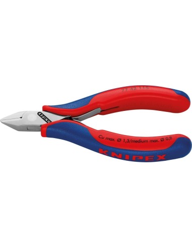 Cortaalambres electrónicapunta redonda biselado ligero 115mm KNIPEX