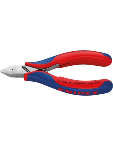 Cortaalambres electrónicapunta redonda biselado ligero 115mm KNIPEX