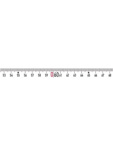 Cinta métrica de bastidorblanca 50mx13mm inicio demedición A Flextop Ergoline BMI