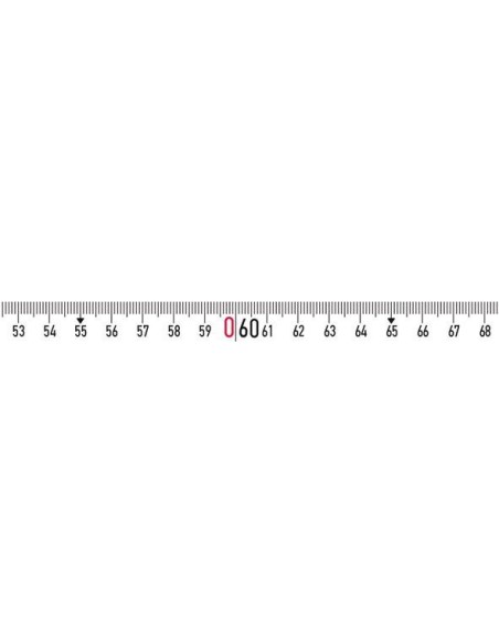 Cinta métrica de bastidorblanca 20mx13mm inicio demedición B Flextop estándar BMI
