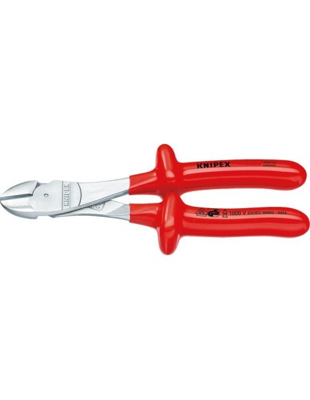 Cortaalambres fuerza VDE aislamiento por inmersión200mm KNIPEX
