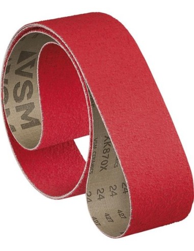 Cinta tejido abrasivo cerámica 6x520mm K60 VSM