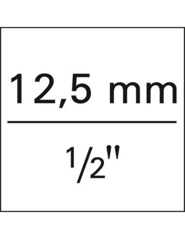Cuadradillo pasante 1/2 mm GEDORE