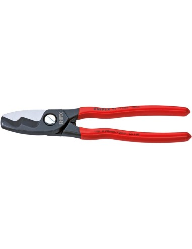 Cizalla para cable con mangos de plástico 200mm KNIPEX