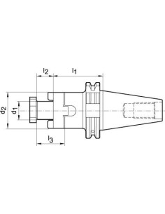 Cono portafresas combi euros DIN69871AD SK40 16x55mm FORTIS 2