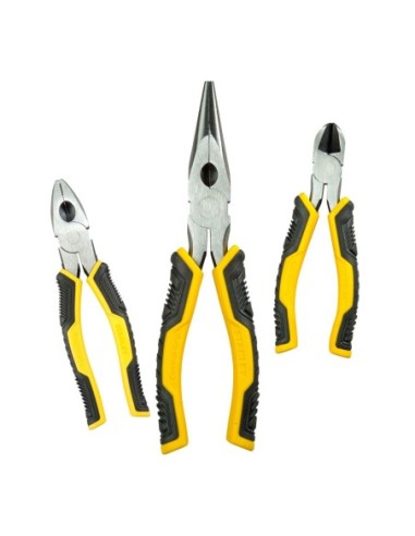 Juego Alicates Control Grip. Universal + corte diagonal + boca larga