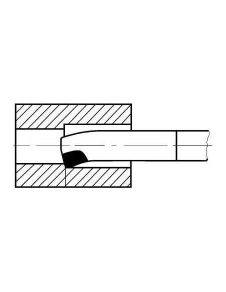 Cuchilla torno áng MD derDIN4974 P25/30 10x10x150mm WILKE