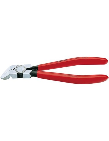 Cortaalambres para plástico acodado 45grados 160mm KNIPEX
