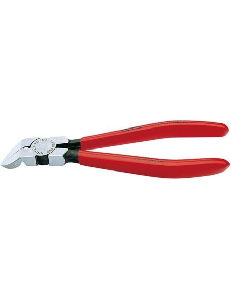 Cortaalambres para plástico acodado 45grados 160mm KNIPEX