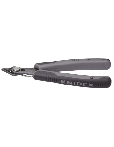 Cortaalambres electrónicaESD pavonado 140mm KNIPEX