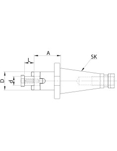 Cono portafresas SK40-40 Fortis 2