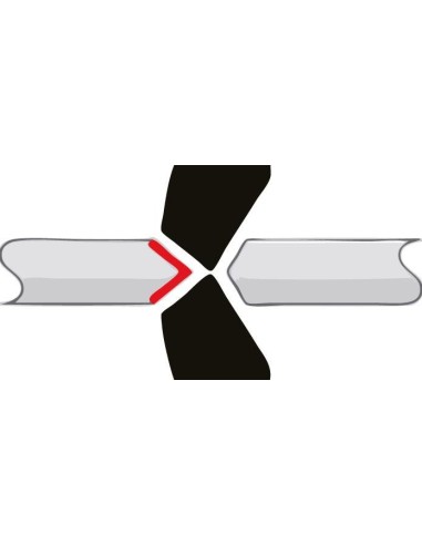 Cortaalambres electrónicapunta redonda bisel 115mmKNIPEX