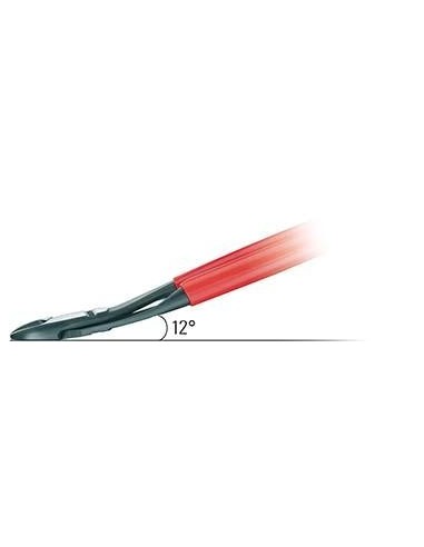 Cortaalambres fuerza con mangos de plástico 200mm KNIPEX