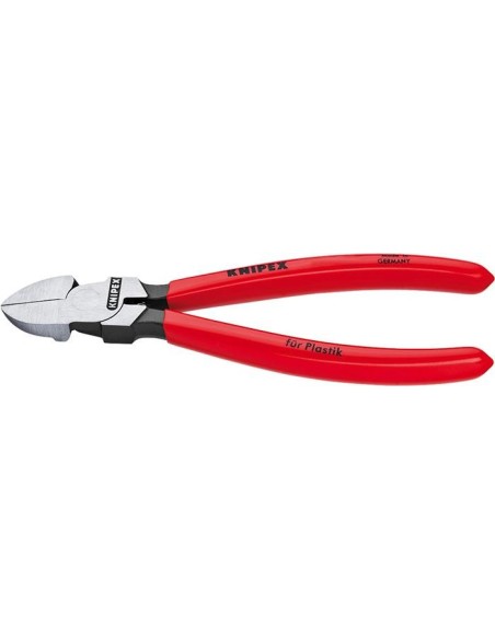 Cortaalambres para plástico sin biseles 140mm KNIPEX