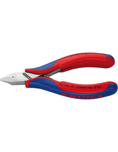 Cortaalambres electrónicacabeza plana 115mm KNIPEX