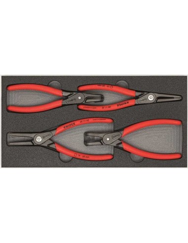 Juego de alicates en alojamiento de espuma KNIPEX 00 20 01 V09
