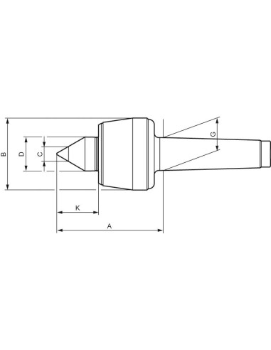 Punto giratorio HM tam.114 CM 6 RÖHM