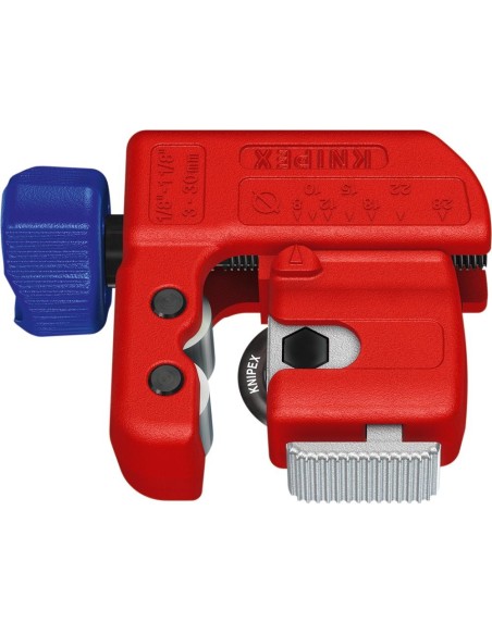Cortatubos para cobre, latón y acero fino 3-30 mm KNIPEX