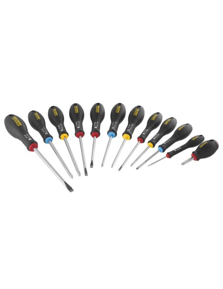 Juego de destornilladores FATMAX de 12 Piezas Plana/Pozidrive/ Phillips