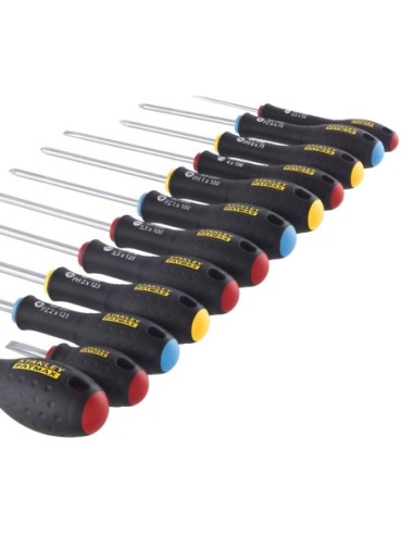 Juego de destornilladores FATMAX de 12 Piezas Plana/Pozidrive/ Phillips