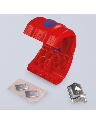 Cortatubos de plástico p.tubos 20-50mm y tubos de goteo KNIPEX