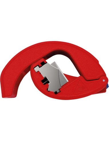 Cortatubos de plástico p.tubos 20-50mm y tubos de goteo KNIPEX
