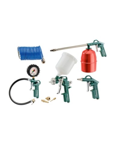 JUEGO DE HERRAMIENTAS NEUMÁTICAS METABO 601586000 LPZ 7