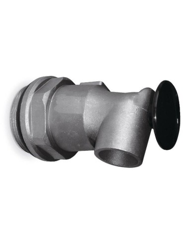 GRIFO PARA DESCARGA DE BIDONES POR GRAVEDAD, METAL, 2 BSP (M)