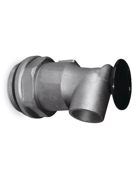 GRIFO PARA DESCARGA DE BIDONES POR GRAVEDAD, METAL, 2 BSP (M)