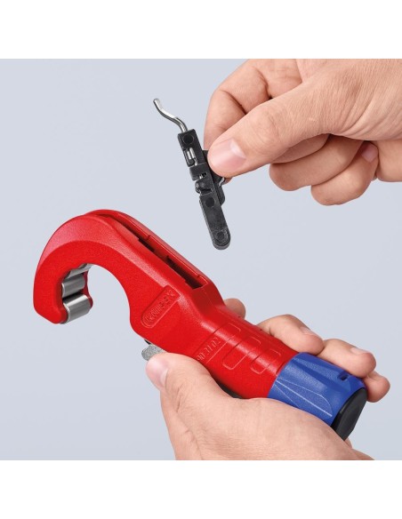 Cortatubos p/ cobre latóny acero inox 6-35mm KNIPEX