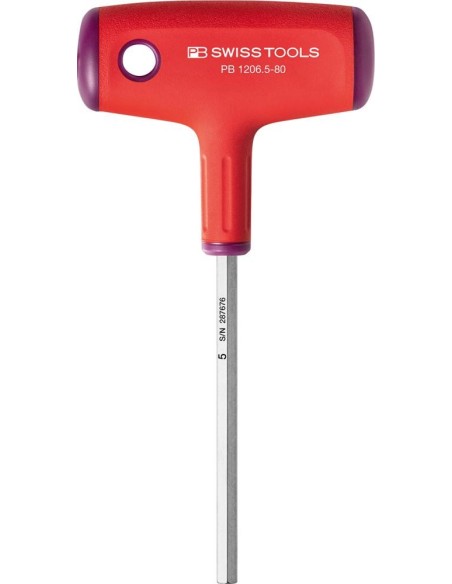 Destornillador mango en T5x80mm PB Swiss Tools