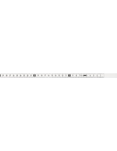 Cinta métrica blanca 2 mx13 mm autorretentiva RNL-SK BMI