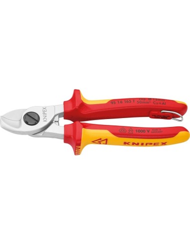 Cortacables VDE 165mm c/ ojal seg Knipex