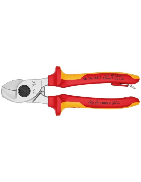 Cortacables VDE 165mm c/ ojal seg Knipex