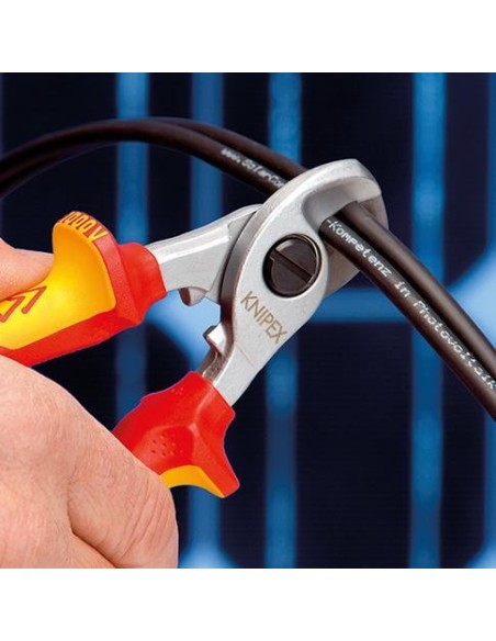 Cortacables VDE 165mm c/ ojal seg Knipex