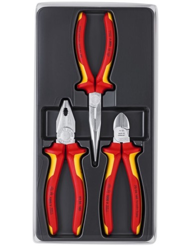 juego Electro (cartulina autoservicio/blíster) KNIPEX 00 20 12