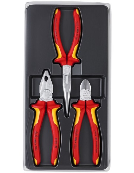 juego Electro (cartulina autoservicio/blíster) KNIPEX 00 20 12