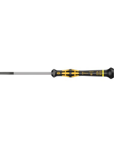 Destornillador antiestat de electrónica plano 0,8x0,16x40mm Wera