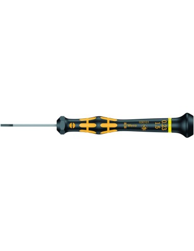 Destornillador de electrónica ESD plano 1,5x0,23x40mm Wera