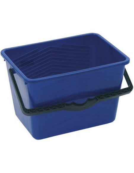 Cubo pintura con con graduación cuadrado 14l azul Nölle PROFI BRUSH