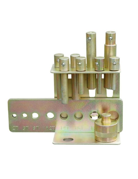 Kit de 8 punzones y placa | DDS25 Holzmann
