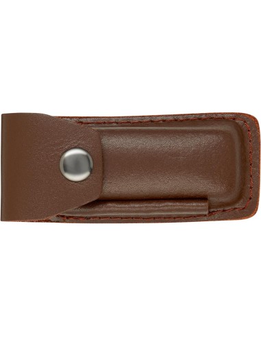 Cuchillo trabajo madera con funda de cuero 175mm FORTIS