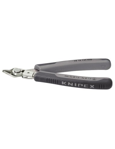 Cortaalambres electrónicaESD V2A con receptor 125mm KNIPEX