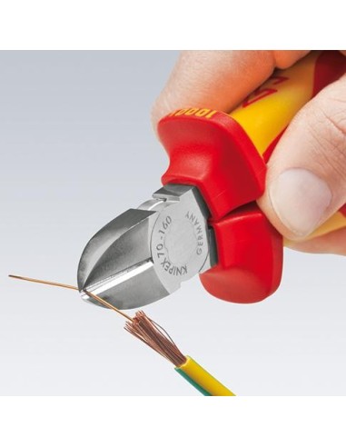 Cortaalambres VDE TT con mango varios componentes 160mm KNIPEX