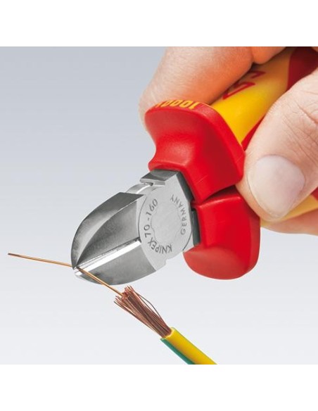 Cortaalambres VDE TT con mango varios componentes 160mm KNIPEX
